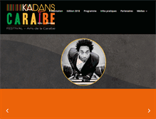 Tablet Screenshot of kadans-caraibe.com